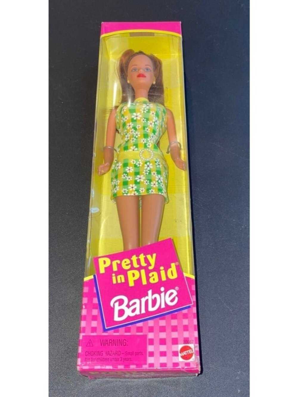 Pretty In Plaid Barbie Doll Mattel 1998 Fashion Avenue New In Box
